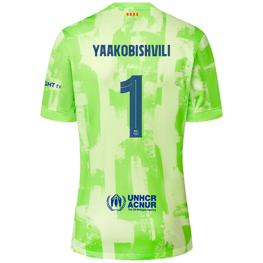 Hombre Camiseta Áron Yaakobishvili #1 Lima Equipación Tercera 2024/25 La Camisa Perú