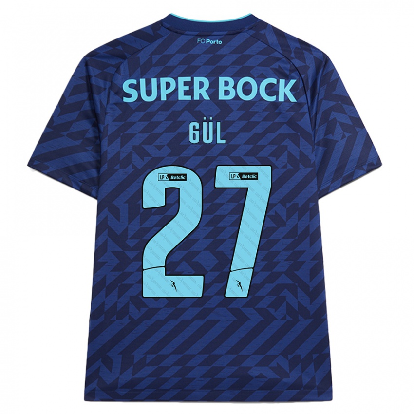 Hombre Camiseta Deniz Gül #27 Azul Marino Equipación Tercera 2024/25 La Camisa Perú