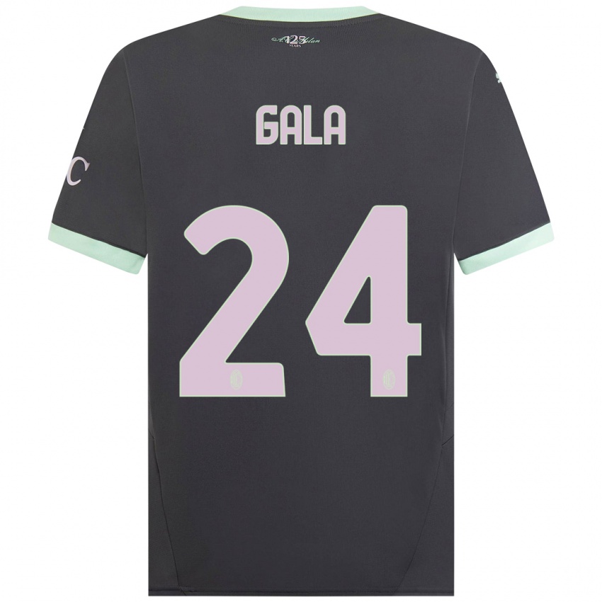 Hombre Camiseta Antonio Gala #24 Gris Equipación Tercera 2024/25 La Camisa Perú