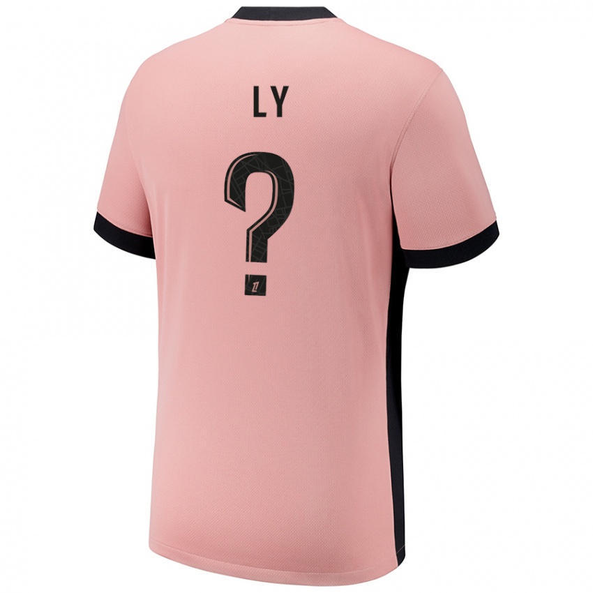 Hombre Camiseta Elijah Ly #0 Rosa Óxido Equipación Tercera 2024/25 La Camisa Perú