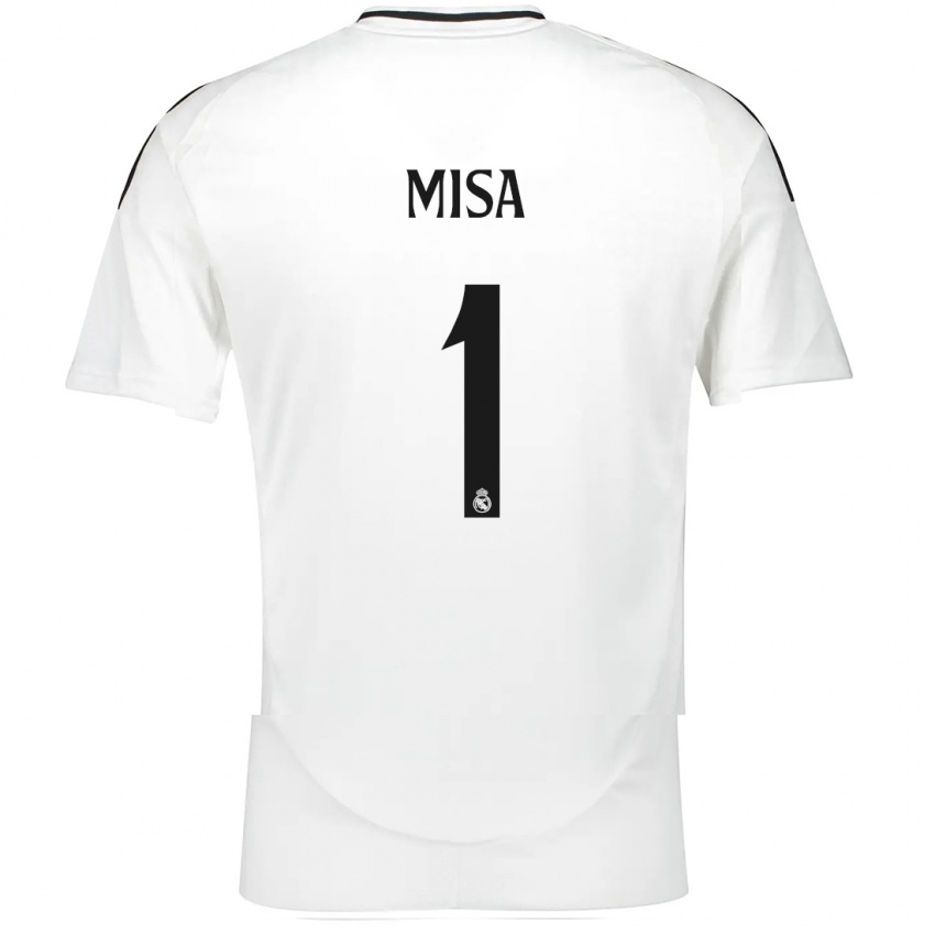 Mujer Camiseta Misa Rodríguez #1 Blanco 1ª Equipación 2024/25 La Camisa Perú