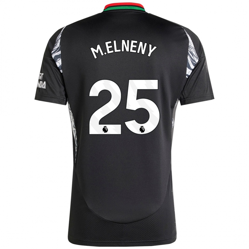 Mujer Camiseta Mohamed Elneny #25 Negro 2ª Equipación 2024/25 La Camisa Perú