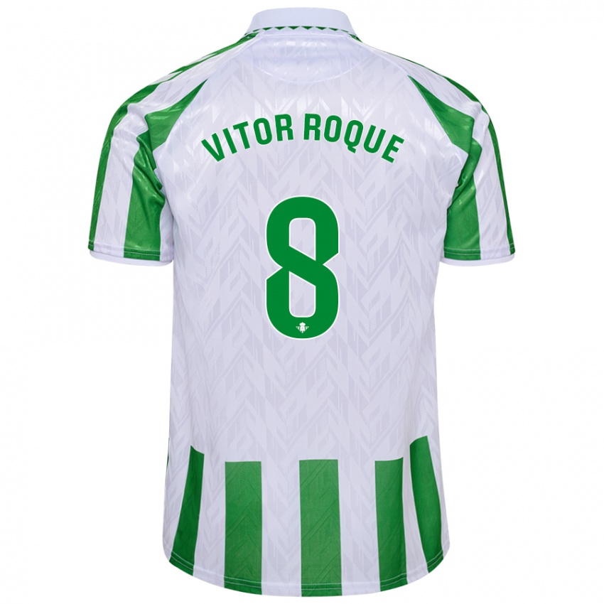 Niño Camiseta Vitor Roque #8 Azul Rojo 1ª Equipación 2024/25 La Camisa Perú