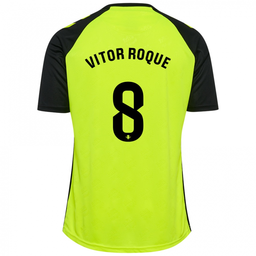 Niño Camiseta Vitor Roque #8 Negro Rojo 2ª Equipación 2024/25 La Camisa Perú