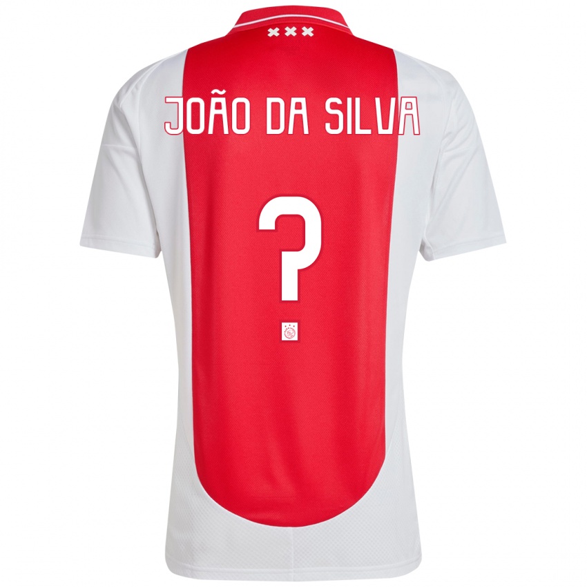 Niño Camiseta Miguel João Da Silva #0 Rojo Blanco 1ª Equipación 2024/25 La Camisa Perú