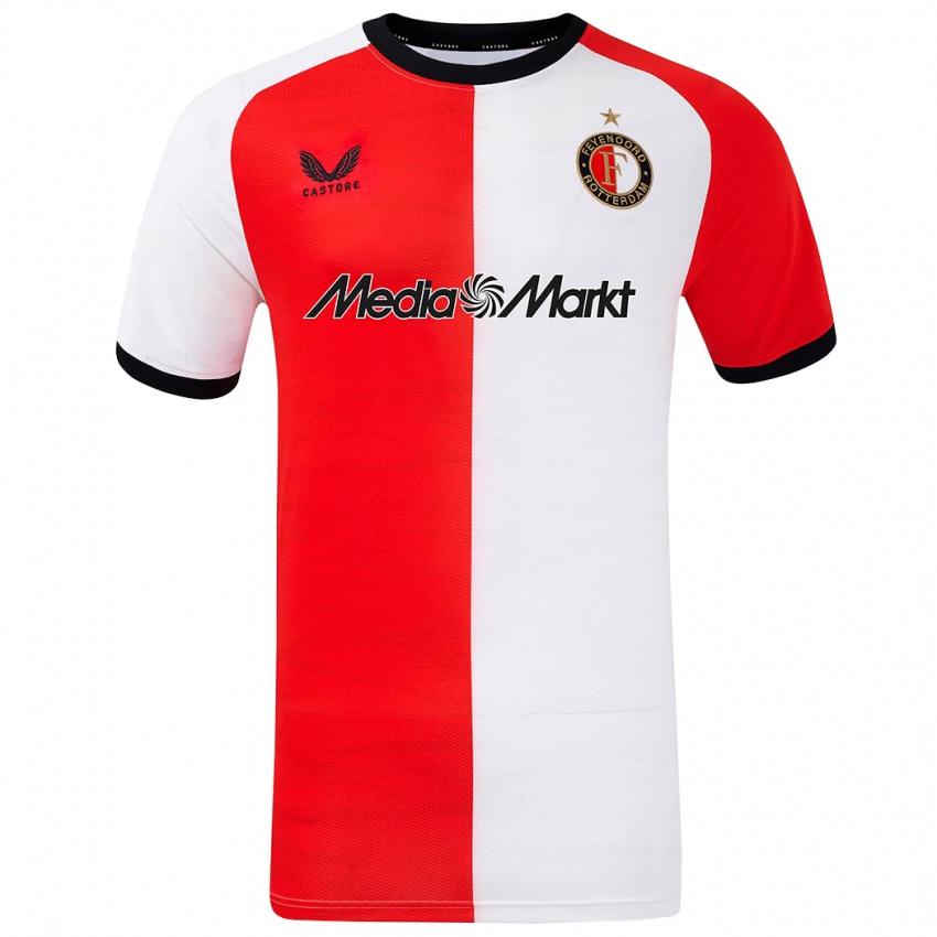 Niño Camiseta Troy Moses #0 Rojo Blanco 1ª Equipación 2024/25 La Camisa Perú