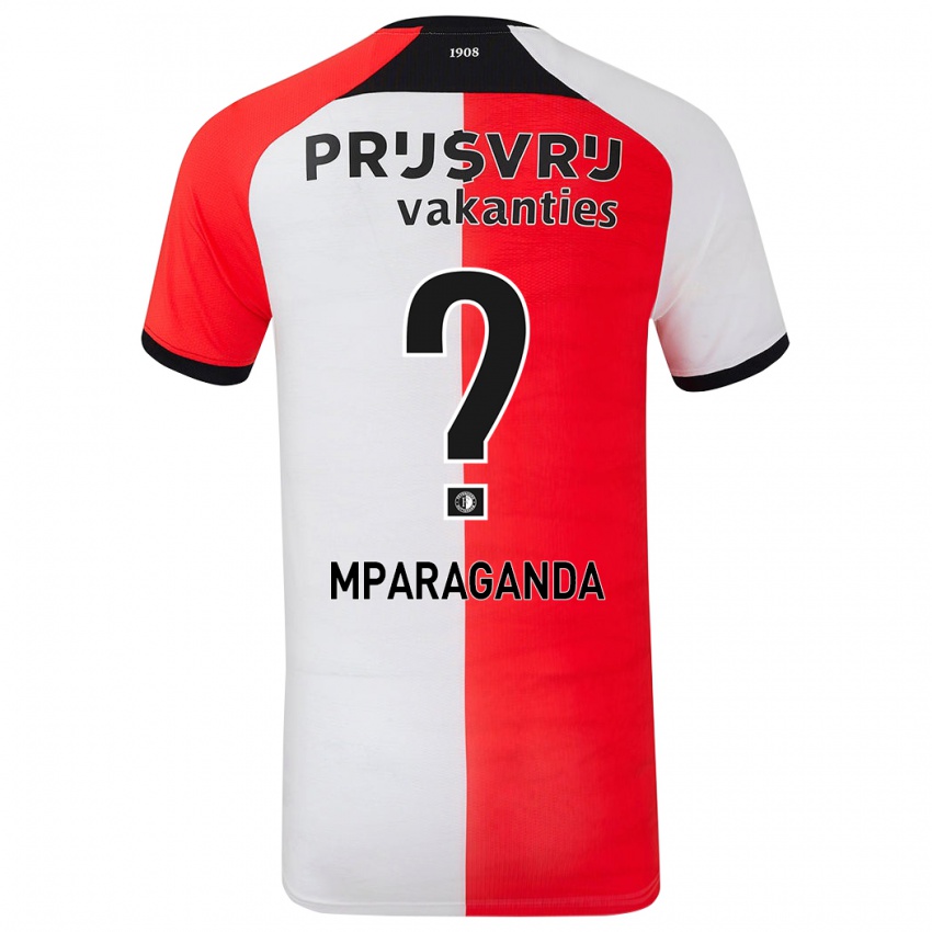 Niño Camiseta Matthew Mparaganda #0 Rojo Blanco 1ª Equipación 2024/25 La Camisa Perú