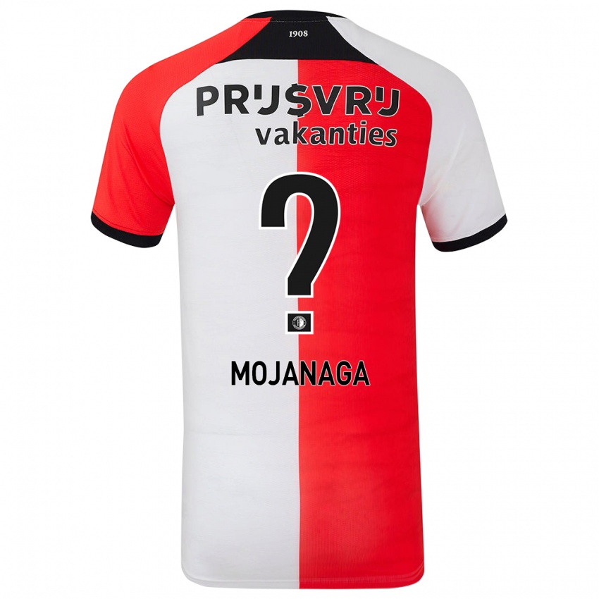 Niño Camiseta Thuto Mojanaga #0 Rojo Blanco 1ª Equipación 2024/25 La Camisa Perú