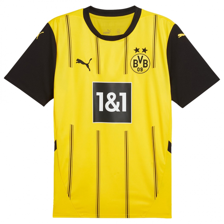 Niño Camiseta Tom Faust #20 Amarillo Negro 1ª Equipación 2024/25 La Camisa Perú