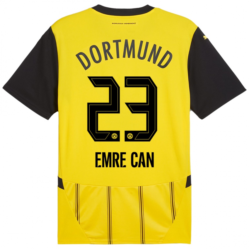 Niño Camiseta Emre Can #23 Amarillo Negro 1ª Equipación 2024/25 La Camisa Perú