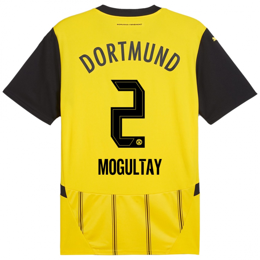 Niño Camiseta Baran Mogultay #2 Amarillo Negro 1ª Equipación 2024/25 La Camisa Perú