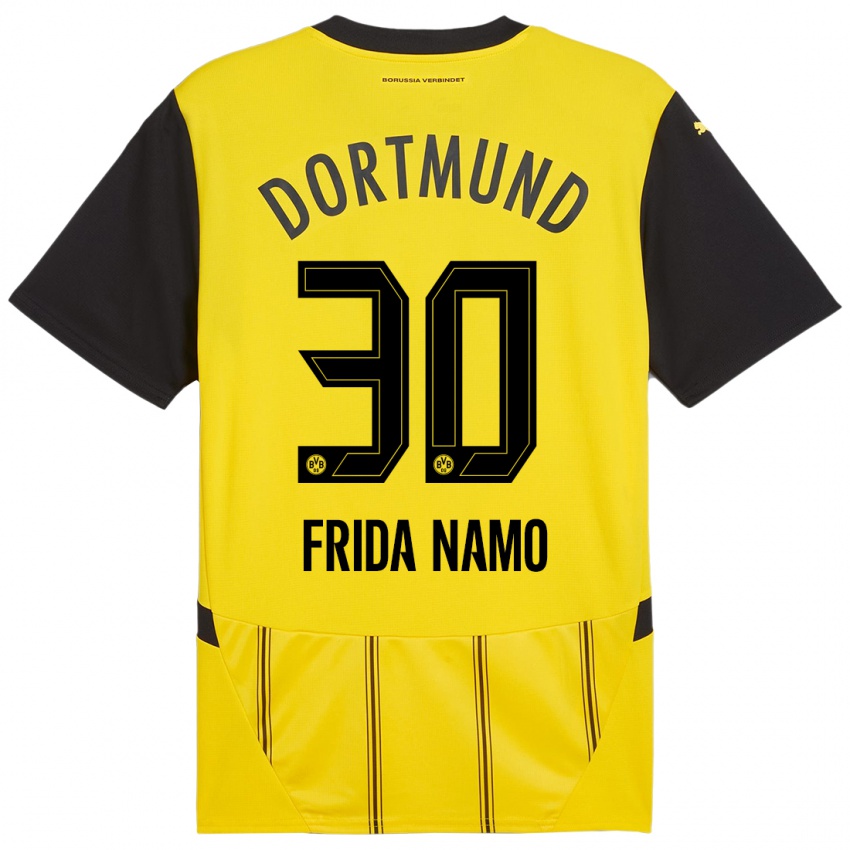 Niño Camiseta Ronning Frida Namo #30 Amarillo Negro 1ª Equipación 2024/25 La Camisa Perú