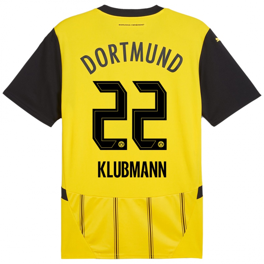 Niño Camiseta Leon Klubmann #22 Amarillo Negro 1ª Equipación 2024/25 La Camisa Perú