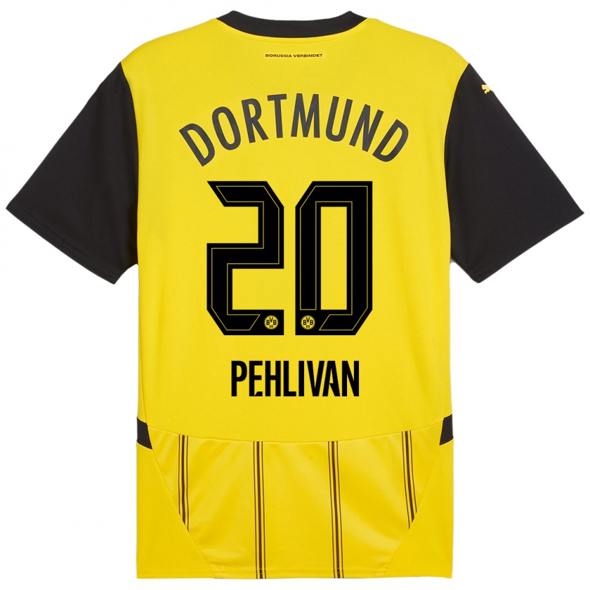 Niño Camiseta Miran Pehlivan #20 Amarillo Negro 1ª Equipación 2024/25 La Camisa Perú