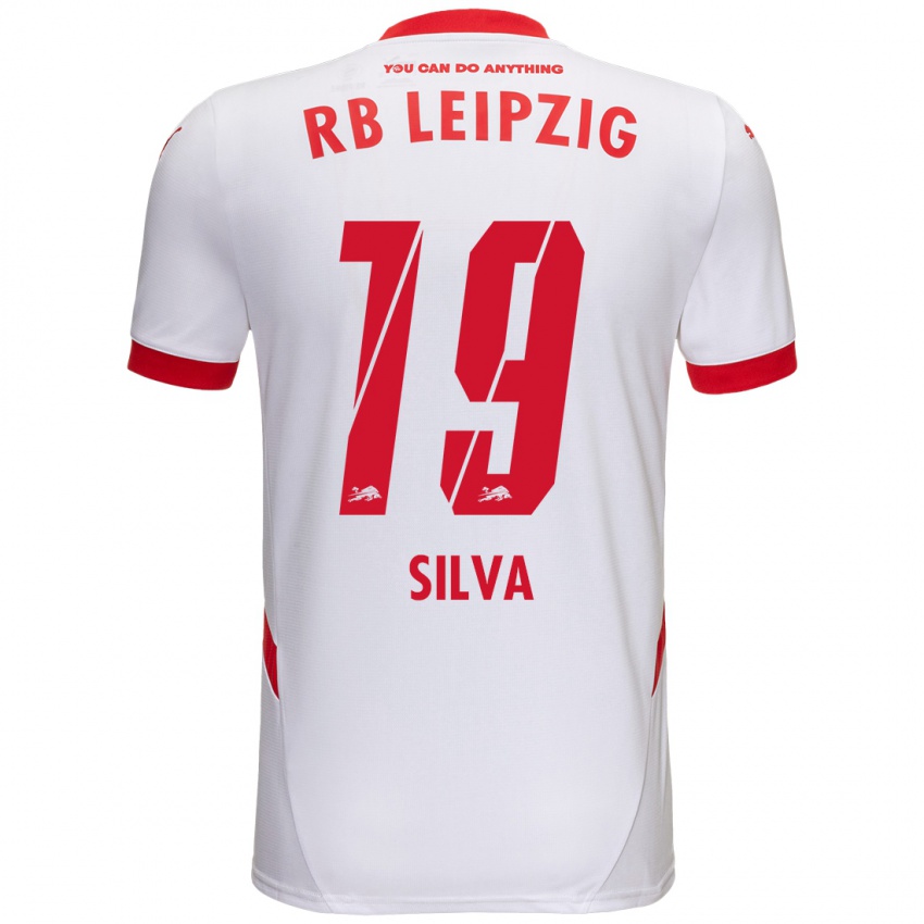 Niño Camiseta Andre Silva #19 Blanco Rojo 1ª Equipación 2024/25 La Camisa Perú