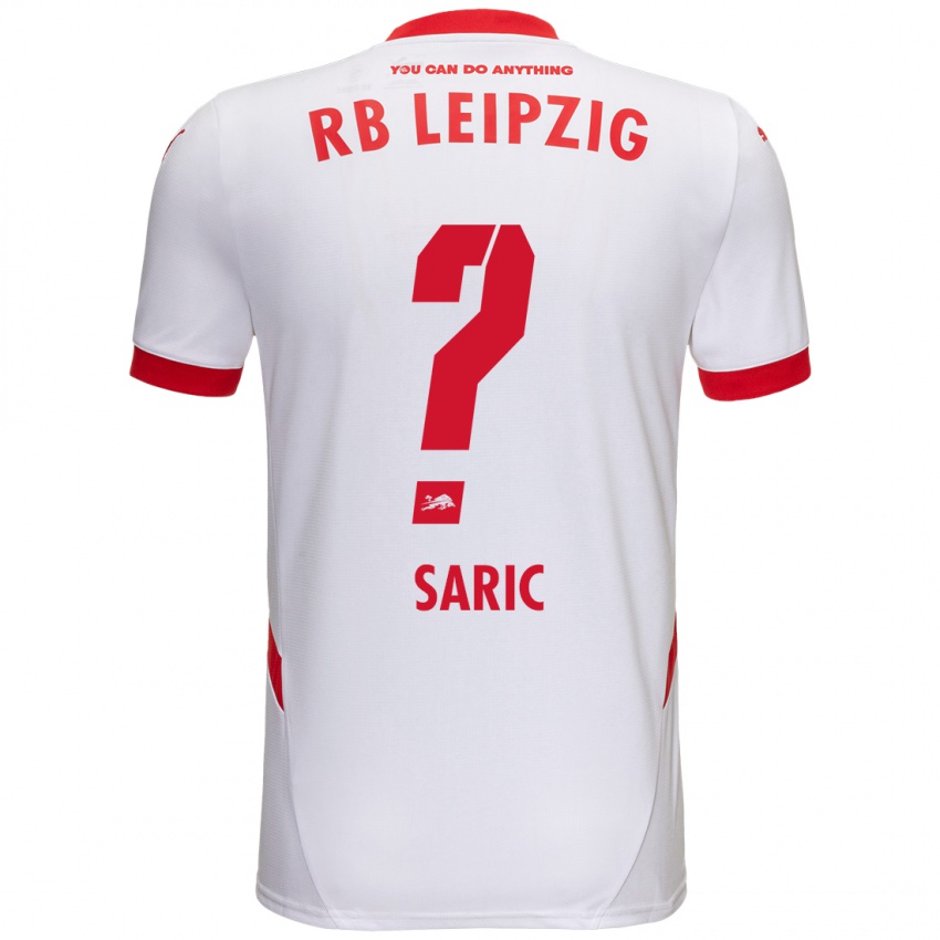 Niño Camiseta Lucio Saric #0 Blanco Rojo 1ª Equipación 2024/25 La Camisa Perú