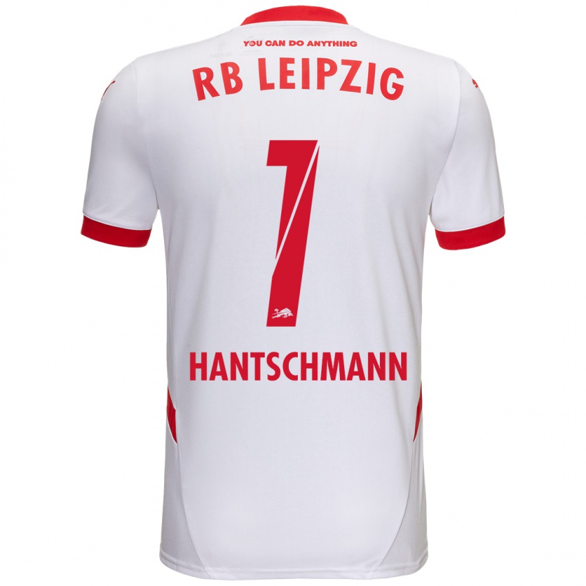 Niño Camiseta Franz Hantschmann #1 Blanco Rojo 1ª Equipación 2024/25 La Camisa Perú