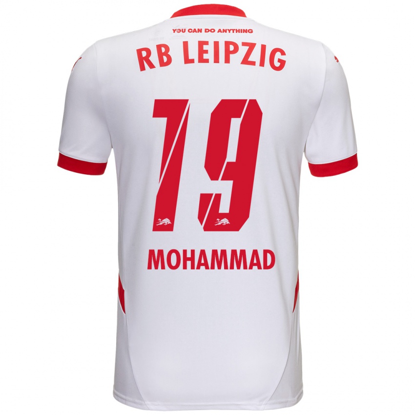 Niño Camiseta Sammy Mohammad #19 Blanco Rojo 1ª Equipación 2024/25 La Camisa Perú