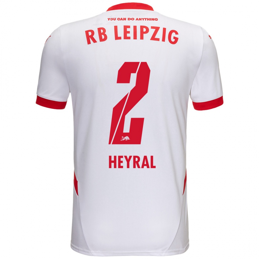 Niño Camiseta Neo Heyral #2 Blanco Rojo 1ª Equipación 2024/25 La Camisa Perú