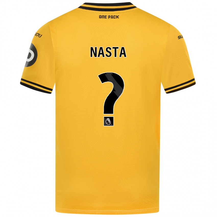 Niño Camiseta Arthur Nasta #0 Amarillo 1ª Equipación 2024/25 La Camisa Perú