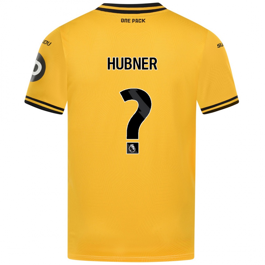 Niño Camiseta Justin Hubner #0 Amarillo 1ª Equipación 2024/25 La Camisa Perú