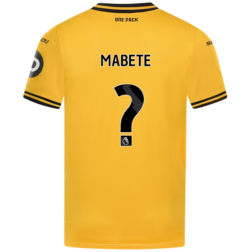 Niño Camiseta Filozofe Mabete #0 Amarillo 1ª Equipación 2024/25 La Camisa Perú