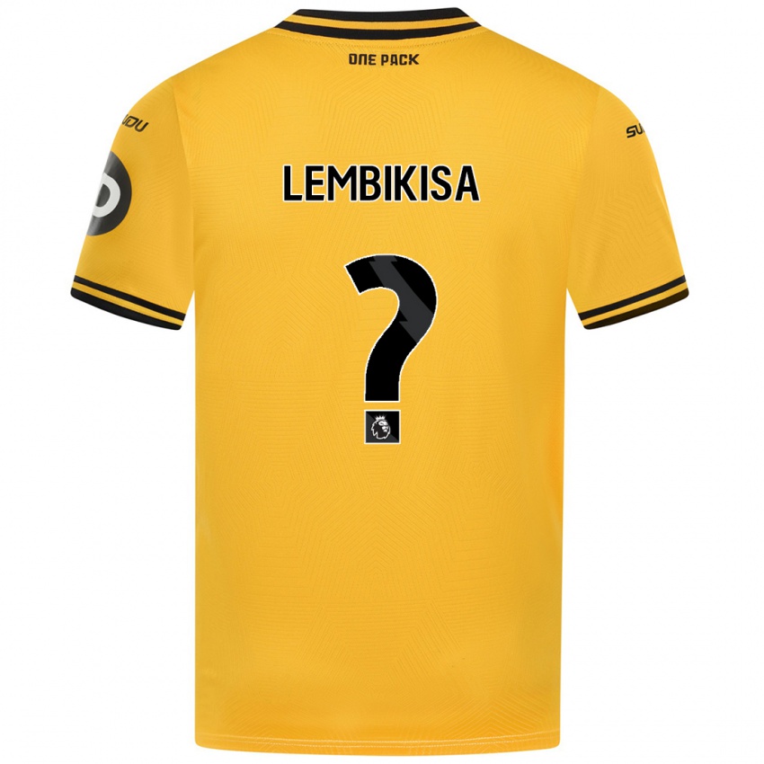 Niño Camiseta Dexter Lembikisa #0 Amarillo 1ª Equipación 2024/25 La Camisa Perú