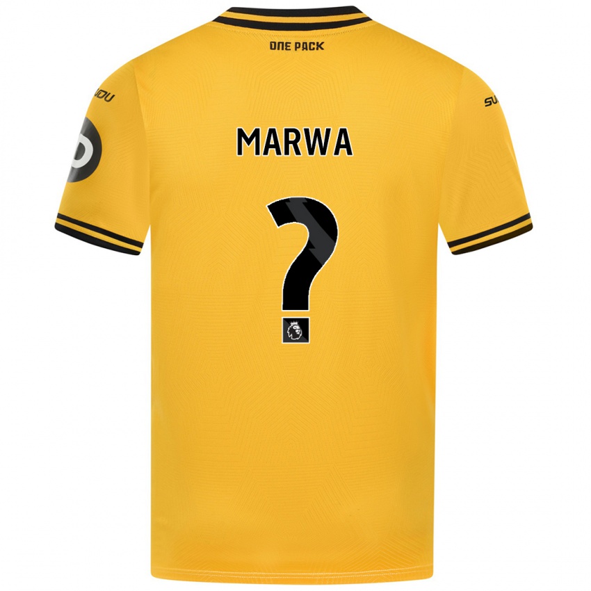 Niño Camiseta Bjørn Marwa #0 Amarillo 1ª Equipación 2024/25 La Camisa Perú