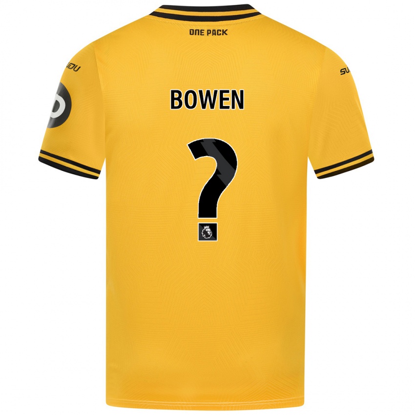 Niño Camiseta Reiss Bowen #0 Amarillo 1ª Equipación 2024/25 La Camisa Perú