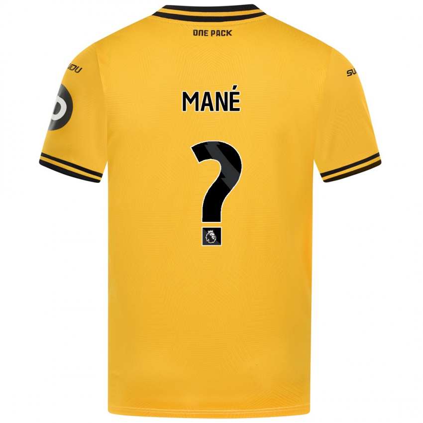 Niño Camiseta Mateus Mané #0 Amarillo 1ª Equipación 2024/25 La Camisa Perú