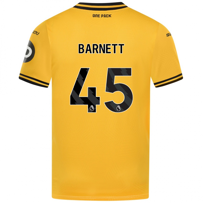 Niño Camiseta Ty Barnett #45 Amarillo 1ª Equipación 2024/25 La Camisa Perú