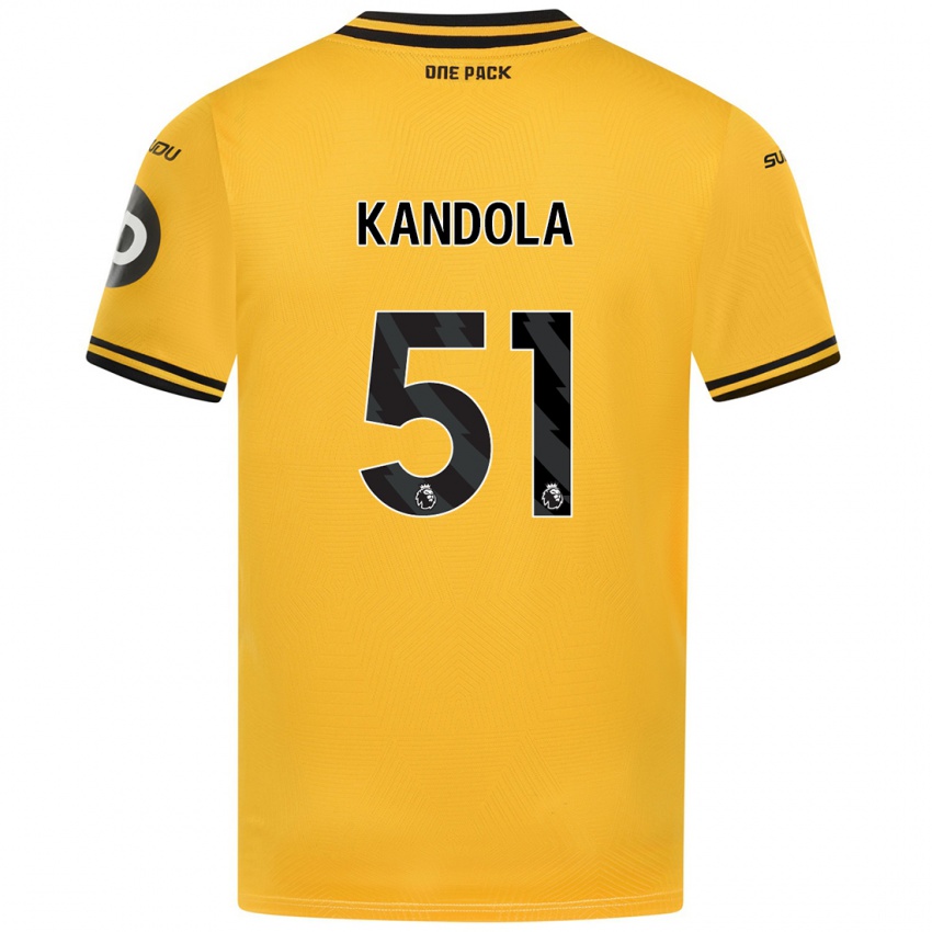 Niño Camiseta Kam Kandola #51 Amarillo 1ª Equipación 2024/25 La Camisa Perú