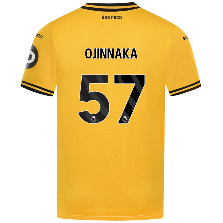 Niño Camiseta Temple Ojinnaka #57 Amarillo 1ª Equipación 2024/25 La Camisa Perú