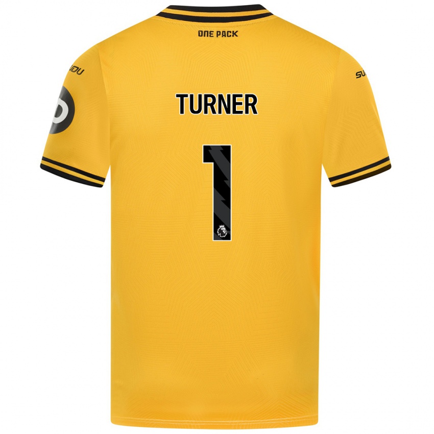 Niño Camiseta Shannon Turner #1 Amarillo 1ª Equipación 2024/25 La Camisa Perú