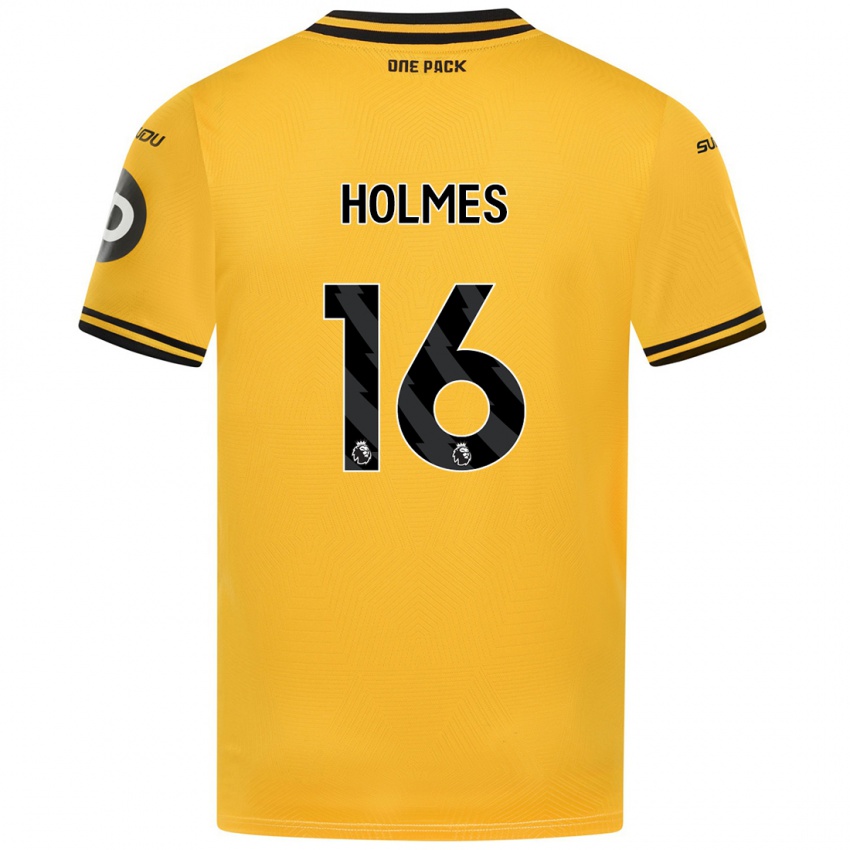 Niño Camiseta Summer Holmes #16 Amarillo 1ª Equipación 2024/25 La Camisa Perú