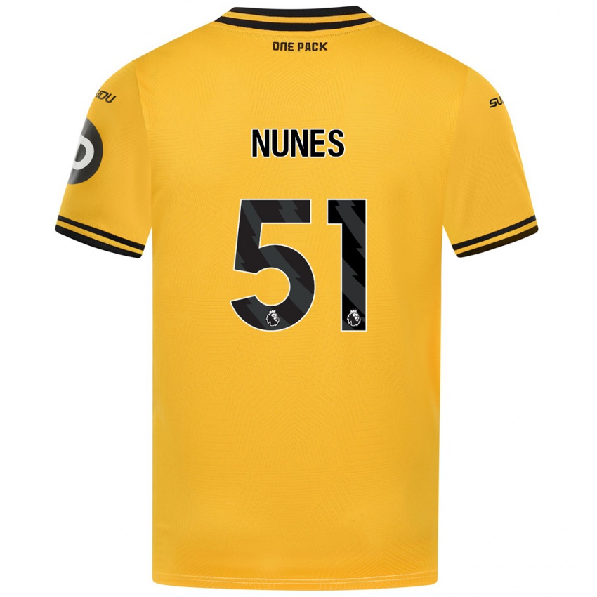 Niño Camiseta Grazi Nunes #51 Amarillo 1ª Equipación 2024/25 La Camisa Perú