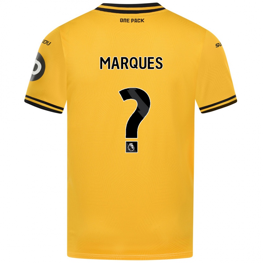 Niño Camiseta Christian Marques #0 Amarillo 1ª Equipación 2024/25 La Camisa Perú