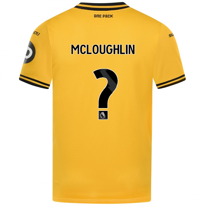 Niño Camiseta Lee Mcloughlin #0 Amarillo 1ª Equipación 2024/25 La Camisa Perú