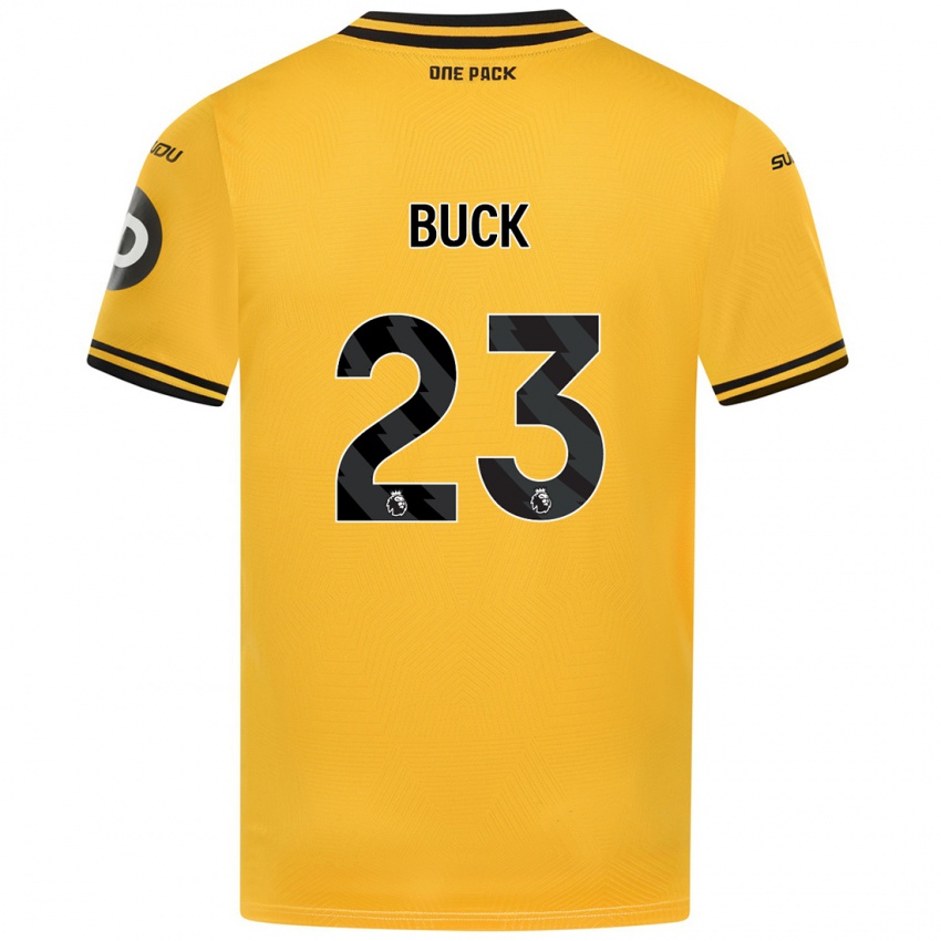 Niño Camiseta Alex Buck #23 Amarillo 1ª Equipación 2024/25 La Camisa Perú