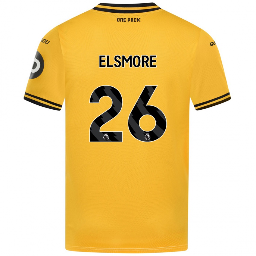 Niño Camiseta Ria Elsmore #26 Amarillo 1ª Equipación 2024/25 La Camisa Perú