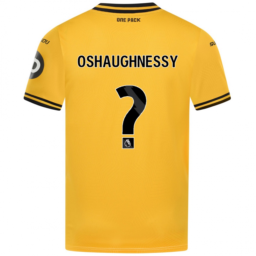 Niño Camiseta Joe Oshaughnessy #0 Amarillo 1ª Equipación 2024/25 La Camisa Perú