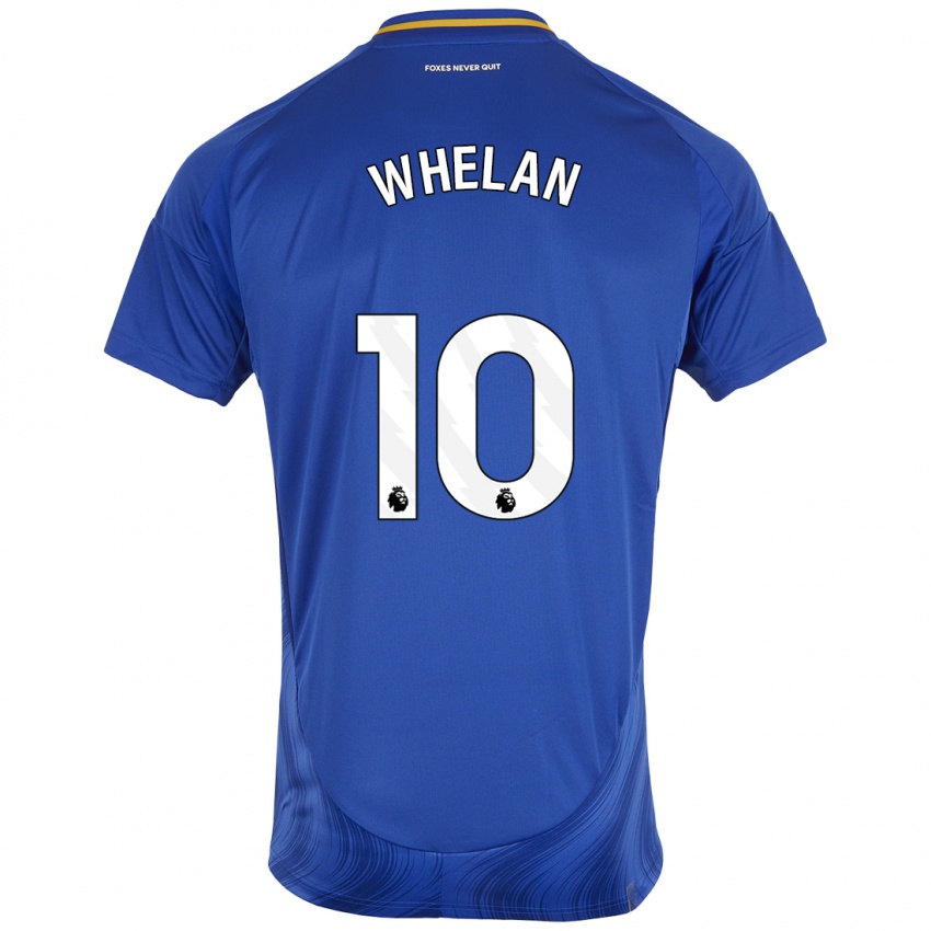 Niño Camiseta Aileen Whelan #10 Azul Blanco 1ª Equipación 2024/25 La Camisa Perú