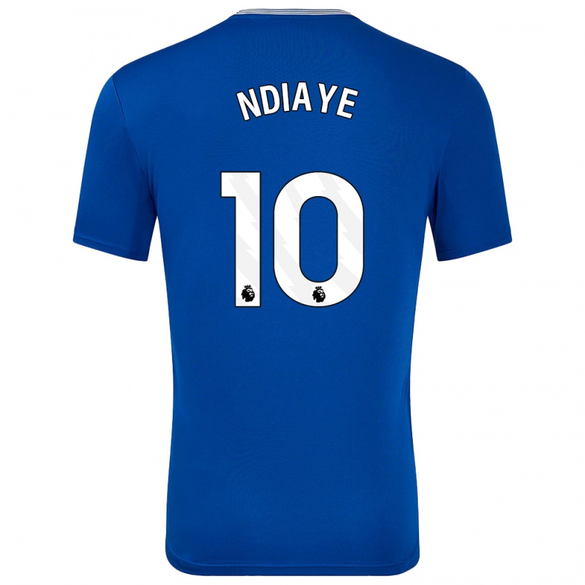 Niño Camiseta Iliman Ndiaye #10 Azul Con 1ª Equipación 2024/25 La Camisa Perú