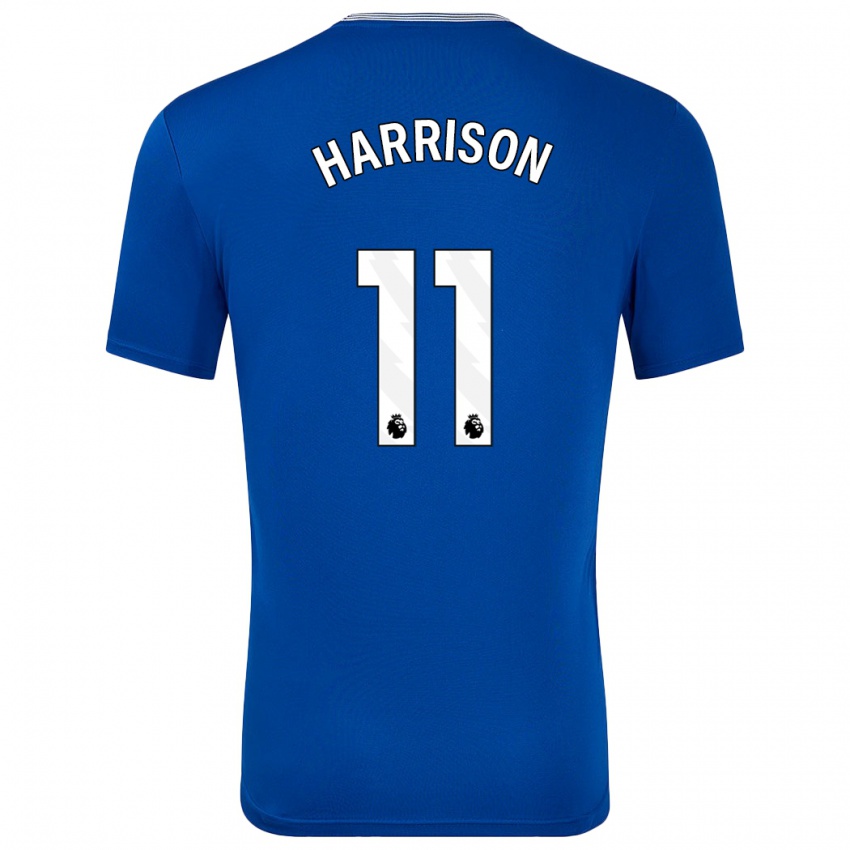 Niño Camiseta Jack Harrison #11 Azul Con 1ª Equipación 2024/25 La Camisa Perú