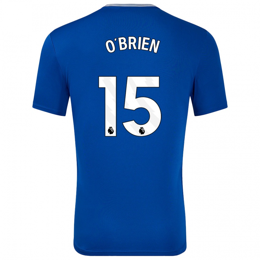 Niño Camiseta Jake O'brien #15 Azul Con 1ª Equipación 2024/25 La Camisa Perú