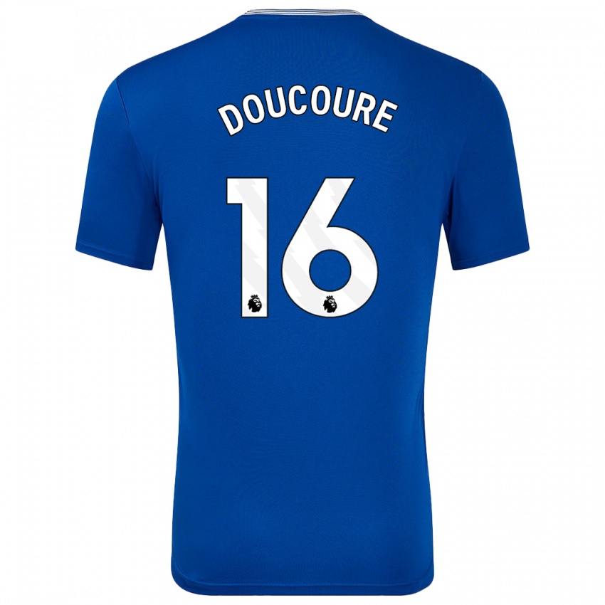 Niño Camiseta Abdoulaye Doucouré #16 Azul Con 1ª Equipación 2024/25 La Camisa Perú