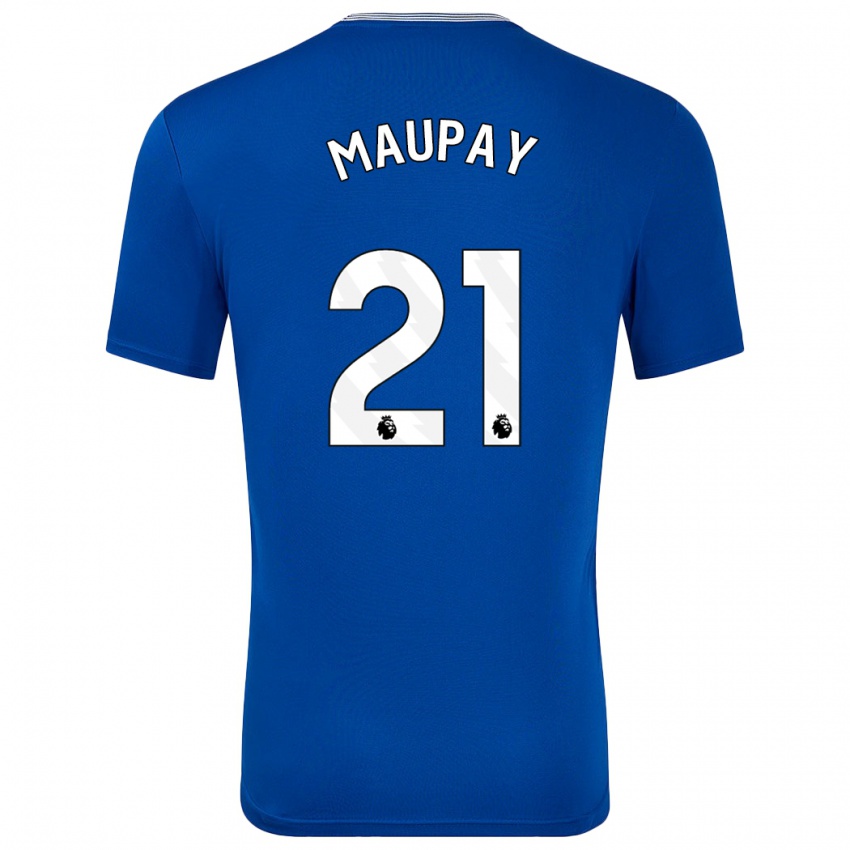 Niño Camiseta Neal Maupay #21 Azul Con 1ª Equipación 2024/25 La Camisa Perú