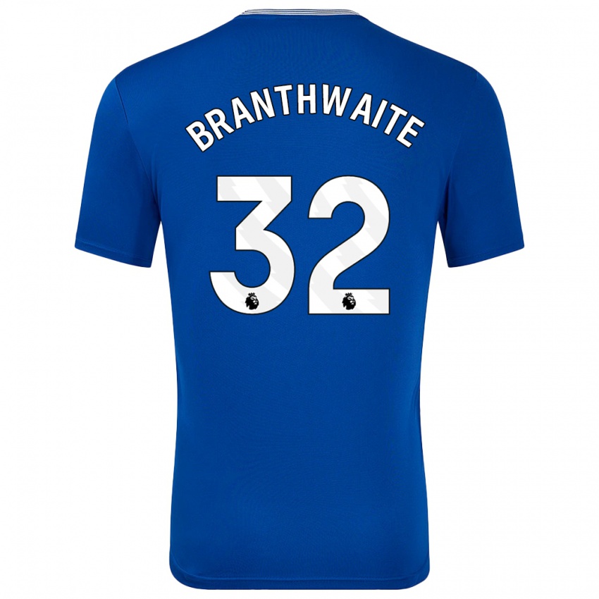 Niño Camiseta Jarrad Branthwaite #32 Azul Con 1ª Equipación 2024/25 La Camisa Perú