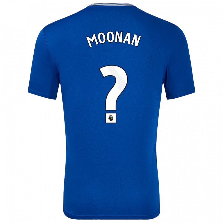 Niño Camiseta Bradley Moonan #0 Azul Con 1ª Equipación 2024/25 La Camisa Perú