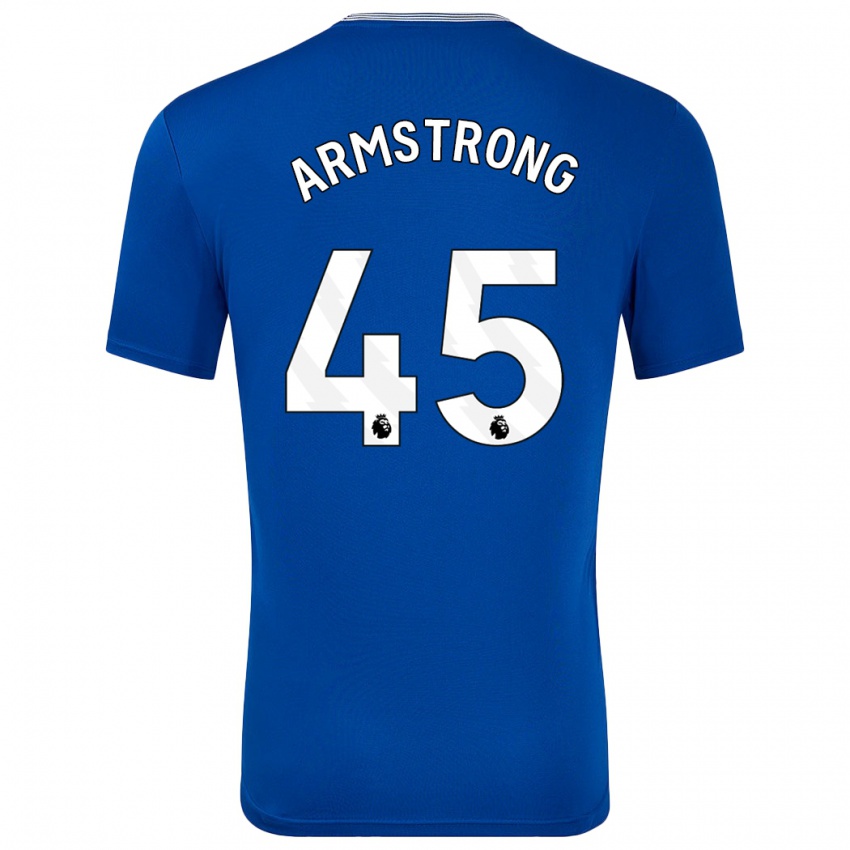 Niño Camiseta Harrison Armstrong #45 Azul Con 1ª Equipación 2024/25 La Camisa Perú